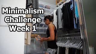 Minimalism Challenge | Less Is Now | Week 1 | Minimalism Game | Declutter With Me | Decluttering