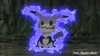 Mimikyu teaching Team Rocket to how to use Mimikyu's Z-move