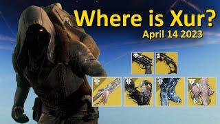 Xur's Location and Inventory (April 14 2023) Destiny 2 - Where is Xur