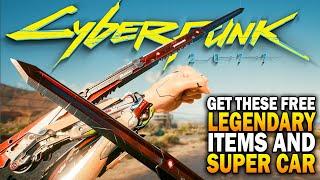 Get These Free Secret Legendary Items & Super Car! Cyberpunk 2077