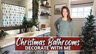 Christmas Decorating Ideas For Your Bathrooms | Bathroom Styling Tips | Guest Bath + Powder Room