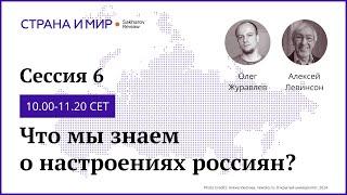 День 2. Сессия 6. Что мы знаем о настроениях россиян?