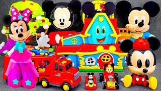 Satisfying of Unboxing Disney Junior Mickey Mouse Jumbo Fun House Playset  Review Toys ASMR TOYS