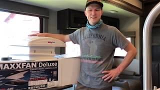 Maxx Air Fan Deluxe 7000K / 7500K DIY Install Grand Design 311BHS 5th Wheel Camper with EternaBond