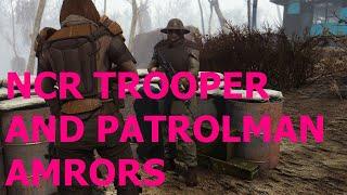 FALLOUT 4 MOD REVIEW NCR Patrolman and Trooper Armors