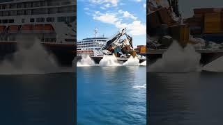 Cruise Ship Brushes Against Cargo Vessel While Entering the Dock