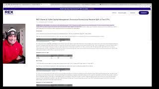 MicroStrategy ETF MSTU and MSTZ Forward & Reverse stock split explained #mstr #mstu #mstz #bitcoin