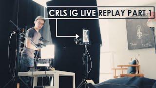 Cine Reflect Lighting System (CRLS) Instagram Live Replay Part 1