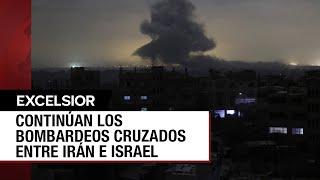 Sin señales de paz, Israel e Irán intensifican sus hostilidades con lanzamiento de misiles