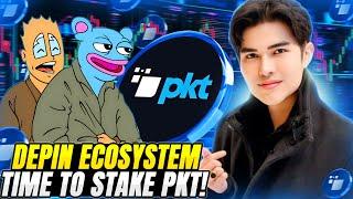 PKT - DEPIN NETWORK ON BASE CHAIN STAKE TIME AND EARN | LIVE GUIDE + LIQUIDITY POOL