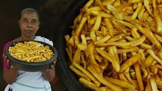 Kerala Style Jackfruit Chips | Chakka Varuthath | Crispy Chakka Chips