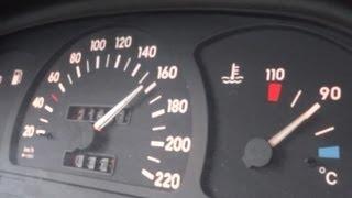 Opel Vectra 1.8 0-160 km/h acceleration