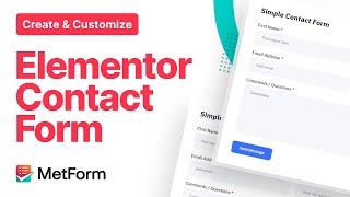 How to Customize Elementor Contact Form Using MetForm