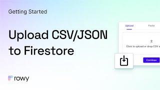 Upload CSV / JSON to Firebase Firestore in seconds