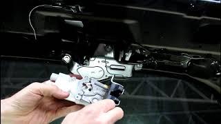 Как открыть крышку багажника если сломался замок Citroen C Crosser 2,4 Ситроен Си Кроссер 2007