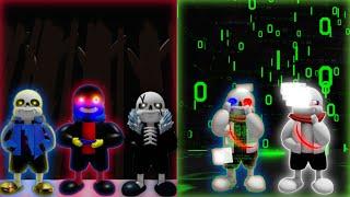 Undertale Soul OPs Boss Rush: Extended Puppets wave - Fatal Error Sans Wave