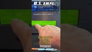 U.S. AMPS USA-50HC Uncertified Amp Dyno Test on the SMD-AD1 at 2 & 1.33 Ohm #usamps #50HC #ampdyno