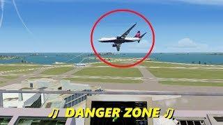 ATC Sings "Danger Zone" in Flight Simulator X (Multiplayer Trolling)