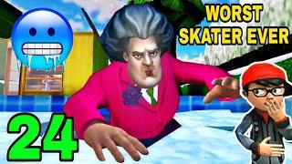 Scary Teacher 3D - New Level Worst Skater Ever Walkthrough Gameplay Part 24