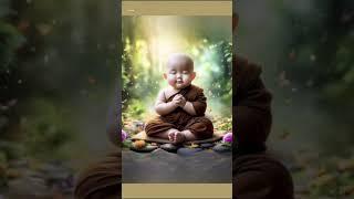 baby monk ️ #virl #cutebaby #cute #baby #monk #littlemonk #funny #viralvideo #trending