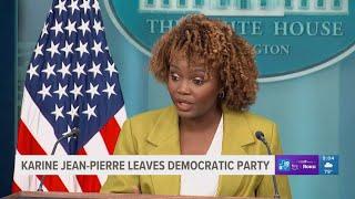 Karine Jean-Pierre leaves Democratic Party, announces authorship of new book