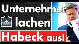 Habeck im Wahn! Er & Olaf haben Deutschland zur Nr. 3 auf der Welt gemacht! Saal lacht Habeck aus!