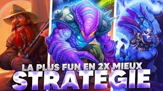 LA STRAT LA PLUS FUN EN DEUX FOIS MIEUX QUE LA DERNIRE FOIS | Maverick Hearthstone Battlegrounds