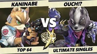 GOML X - Kaninabe (Fox) Vs. Ouch?! (Wolf) Smash Ultimate - SSBU