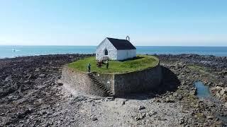 st cwyfans church anglesey the church in the sea