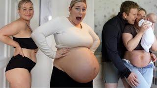 PREGNANCY TRANSFORMATION | WEEK BY WEEK BUMP UPDATES | James and Carys