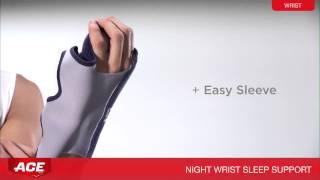 ACE(TM) Brand Night Wrist Sleep Support, Cat. No. 209626