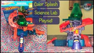 Hot Wheels Color Splash Science Lab Playset Assembling