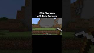 Minecraft Redstone Moment