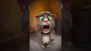 Talking Tom makes poop demon noises #shorts