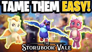 All Storybook Companions FAVORITE FOOD! (Baby Dragon, Pegasus, & Owls)  | Dreamlight Valley