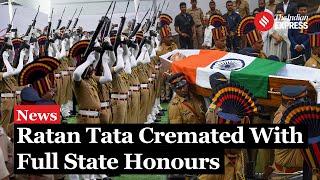 Ratan Tata Cremated With Full State Honours In Mumbai, Thousands Attend Final Rites