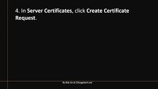 How to generate Certificate Signing Request in Windows 2019