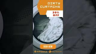 Get 20% Discount on Curtain cleaning