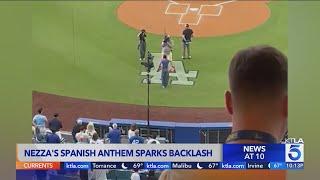 Nezza's Spanish version of national anthem sparks backlash