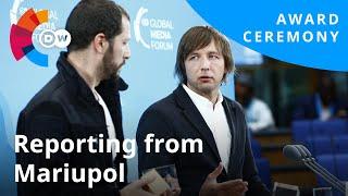 Ukrainian journalists Evgeniy Maloletka and Mystslav Chernov | DW Freedom of Speech Award 2022