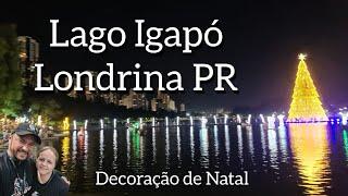 Lago Igapó Londrina. Decoração de Natal 2024