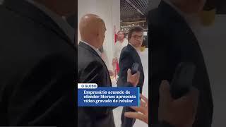 Empresário acusado de ofender Alexandre de Moraes apresenta vídeo gravado de celular