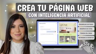 Cómo CREAR tu PÁGINA WEB con INTELIGENCIA ARTIFICIAL IA 