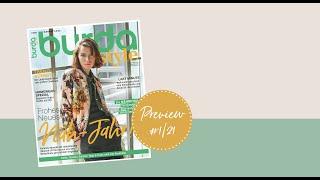 Preview: Einblick in die burda style #1/21