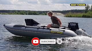 Глиссирующий скоростной  #катамаран для рыбалки | Planing high-speed catamaran for fishing BOATHOUSE