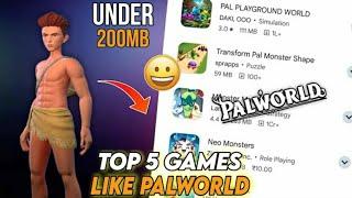 I Found 5 Games Like Palworld  On Mobile Under 200 Mb in 2024