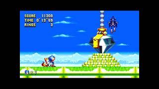 Sonica Mania Mod: Sky Sanctuary Zone (Mecha Sonic Fight)