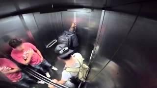 PEGADINHA DIARREIA no elevador- CANAL BOOM