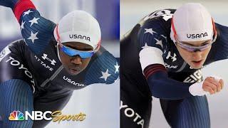 Americans Erin Jackson and Kimi Goetz battle in tight season opening 500m finish | NBC Sports