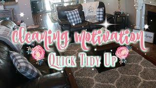 Quick Tidy Up Cleaning Motivation/Watch Me Clean Wednesday/Keep Calm and Clean